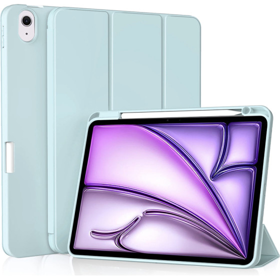 Techsuit - Flex Trifold (With Pencil Holder) - Ipad Air 11 (2024) / Air 11 (2025) - Sky Blue
