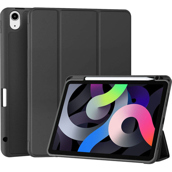 Techsuit - Flex Trifold (With Pencil Holder) - Xiaomi Redmi Pad Se 4G - Black