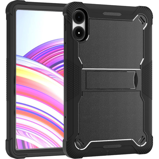 Techsuit - Rugged Tabshell + Screen Protector - Xiaomi Redmi Pad Pro / Redmi Pad Pro 5G / Poco Pad - Black