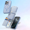 Dux Ducis Lawa Leather Case For Iphone 16 Pro Max With Detachable Magnetic Wallet - Blue - (Dux Ducis Lawa Ip 16 Pro Max Light blue)