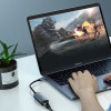 Ugreen External Network Adapter RJ45 - Usb Type C (1000 Mbps / 1 Gbps) Gigabit Ethernet Gray (CM199) 6957303804191 - (6957303857371)