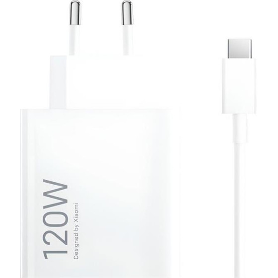 Xiaomi ��������� �������� ������� �������� Hypercharge Combo �� ����� Usb A 120W & ������� Usb C 1m ����� - (60040, BHR9462EU)