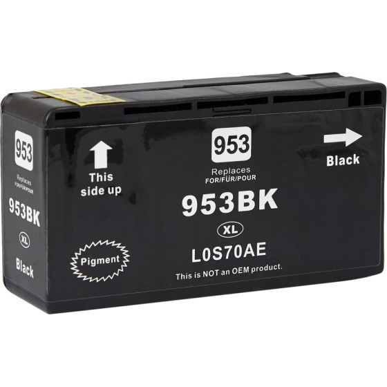 ������� Inkjet ��� HP, 953XL, 50ml, ����� - (INKT-953BKXL)