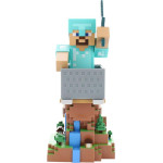 EXG Cable Guys: Minecraft - Steve In Diamond Armour Phone & Controller Holder (CGCRMC400756)