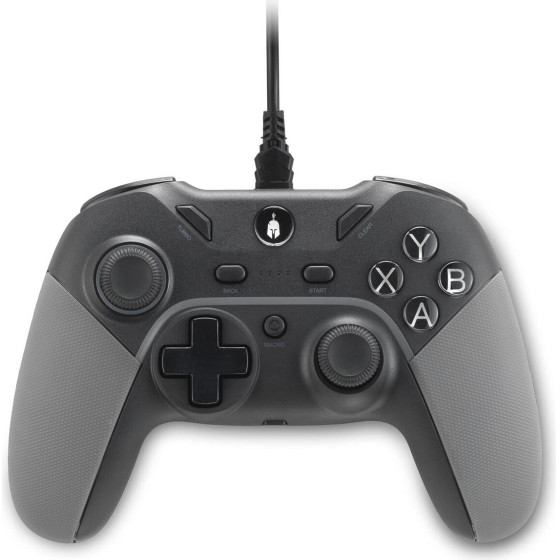 Spartan Gear - Pelekys Wired Controller (Compatible With Pc And Playstation 3) (colour: Black)