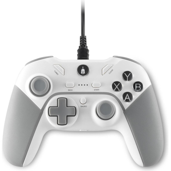 Spartan Gear - Pelekys Wired Controller (Compatible With Pc And Playstation 3) (colour: White)