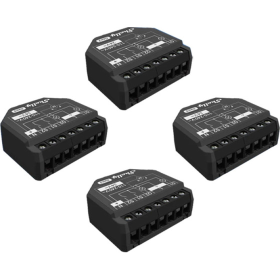 Shelly 2PM Gen3 ��� 4 �������� WiFi/Bluetooth - (2PMGen3x4)