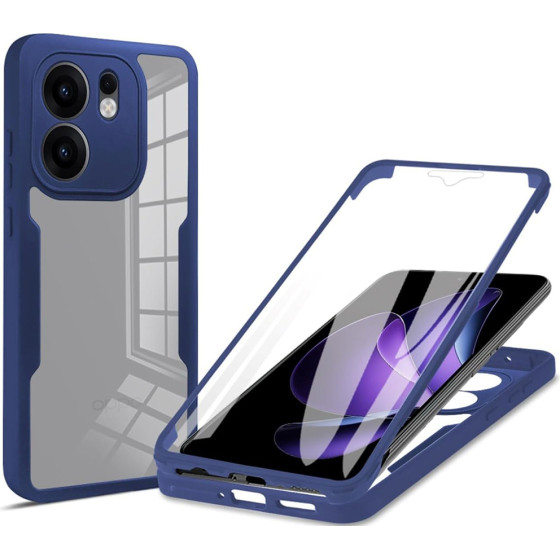 Techsuit - Colorverse 360 Series + Screen Protector - Oppo Reno13 F 4G / Reno13 F 5G / Reno13 Fs 5G - Blue