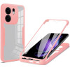 Techsuit - Colorverse 360 Series + Screen Protector - Oppo Reno13 F 4G / Reno13 F 5G / Reno13 Fs 5G - Pink