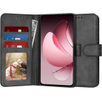 Techsuit - Diary Book - Oppo Reno13 F 4G / Reno13 F 5G / Reno13 Fs 5G - Black