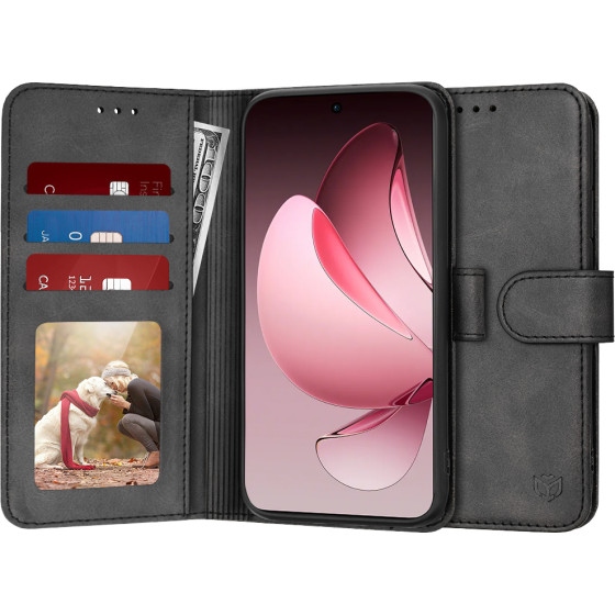 Techsuit - Diary Book - Oppo Reno13 Pro - Black