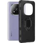 Techsuit - Silicone Shield - Xiaomi Redmi Note 14 Pro+ 5G - Black