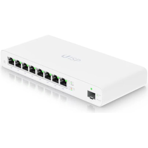 Ubiquiti Router 8x Gigabit Ethernet �����, 1000Mbps, Poe 30W - (UISP-R)