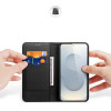 Dux Ducis Hivo Samsung Galaxy S25 Edge Case With Flip And Rfid Protection - Black - (Dux Ducis Hivo Ss S25 Edge Black)
