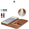 Dux Ducis Hivo Samsung Galaxy S25 Edge Case With Flip And Rfid Protection - Brown - (Dux Ducis Hivo Ss S25 Edge Brown)