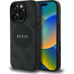 Guess - 4G Circle Classic Logo Magsafe - Iphone 16 Pro - Black - (GUHMP16LP4PGRSGK)