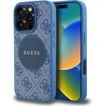 Guess - 4G Circle Classic Logo Magsafe - Iphone 16 Pro - Blue - (GUHMP16LP4PGRSGB)