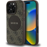 Guess - 4G Circle Classic Logo Magsafe - Iphone 16 Pro - Brown - (GUHMP16LP4PGRSGW)