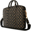 Guess - Computer Bag Peony Triangle Logo - 16'', Eco-Leather, Unisex, Detachable Strap, Adjustable - Black - (GUCB16PGPOSGNK)