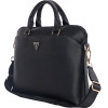 Guess - Computer Bag Pu Grained Triangle Logo - 15'', For Women, Eco-Leather, Adjustable Strap - Black - (GUCB15PGTSPSK)
