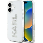 Karl Lagerfeld - Iml Rhinestones - Iphone 16 - Transparent Logo - (KLHCP16SHKLSTDCT)
