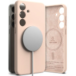 Ringke - Silicone Magnetic Magsafe - Samsung Galaxy S25 Plus - Pink Sand