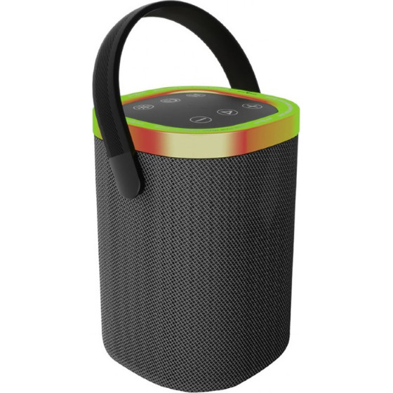 Gembird BT5.3/FM/TF/USB/Handfree Led Speaker 10W Black - (SPK-BT-LED-06)