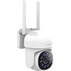 Gembird Smart Rotating 355o Outdoor Wifi Camera 2K Qhd White - (TSL-ODCAM-WRHD-01)