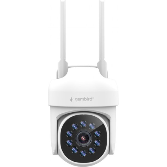 Gembird Smart Rotating 355o Outdoor Wifi Camera 2K Qhd White - (TSL-ODCAM-WRHD-01)