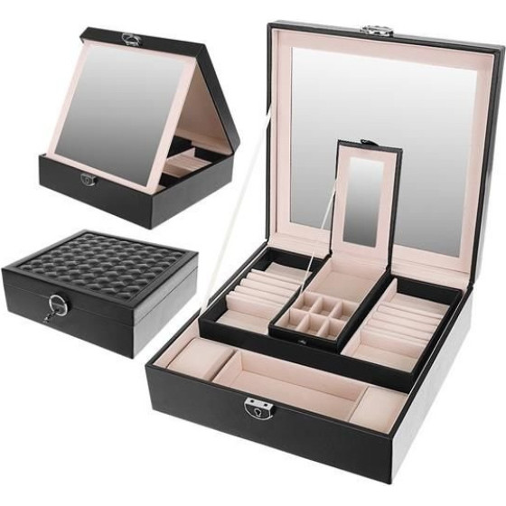 Beautylushh Jewelry Box - Black - (13859-0)