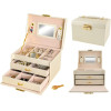 Beautylushh Jewelry box/Case - Beige - (12970-0)