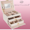 Beautylushh Jewelry box/Case - Beige - (12970-0)