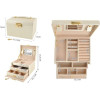 Beautylushh Jewelry box/Case - Beige - (12970-0)