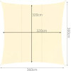 Gardlov Sun Sail 3.6x3.6m 23165 - (17460-0)