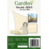 Gardlov Sunshade Sail 3x3x3 Beige 23146 - (17466-0)