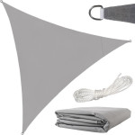 Gardlov Sunshade Sail 3x3x3m Gray 23147 - (17465-0)