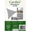 Gardlov Sunshade Sail 3x3x3m Gray 23147 - (17465-0)