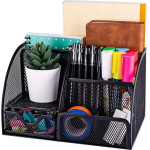 Iso Trade Desk Organizer - 6 Compartments - Black - (15371-0)