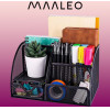 Iso Trade Desk Organizer - 6 Compartments - Black - (15371-0)