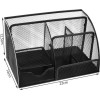 Iso Trade Desk Organizer - 6 Compartments - Black - (15371-0)