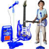 Iso Trade Electric Guitar + Microphone + Amplifier Blue 22409 - (17366-0)