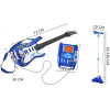 Iso Trade Electric Guitar + Microphone + Amplifier Blue 22409 - (17366-0)