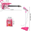 Iso Trade Guitar + Microphone + Amplifier Pink 22407 - (17289-0)