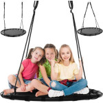 Iso Trade Stork's Nest Swing 100 Cm Black - (15004-0)