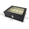 Iso Trade Watch Organizer 10 Compartments - (10789-0)