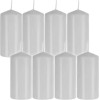 Iso Trade White Cylinder Candle - Set Of 8 - (16177-0)