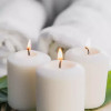 Iso Trade White Cylinder Candle - Set Of 8 - (16177-0)