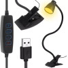 Izoxis Desk Lamp With Clip - Black 19454 - (16151-0)