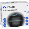 Izoxis Night Light With Projector - Black LP16857 - (15448-0)