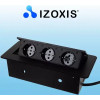 Izoxis Socket Hidden In The Countertop - Triple 21659 - (16662-0)